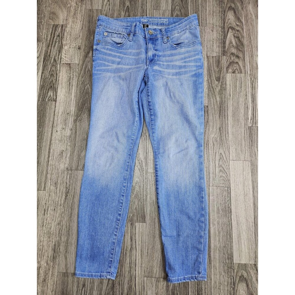 Gap Legging Skimmer Jeans Womens 2 Stretch Mid Rise Skinny Ankle‎ Denim Pants